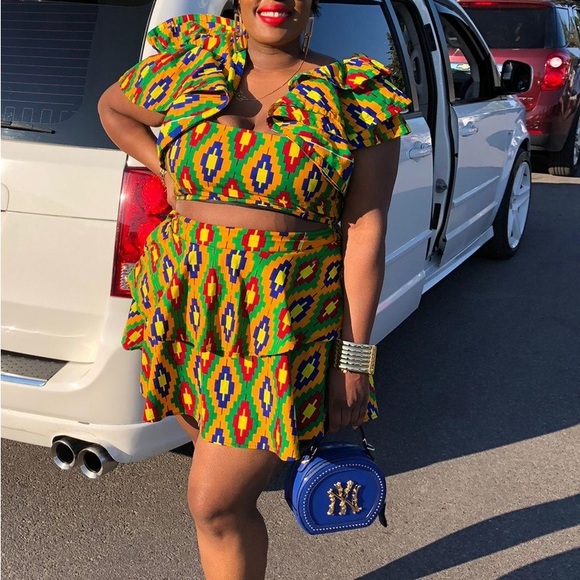 Women’s Crop Top & Mini Skirt Set - Picture 12 of 13